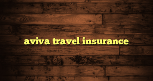 aviva travel insurance