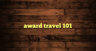 award travel 101