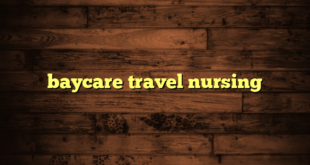 baycare travel nursing