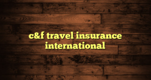 c&f travel insurance international