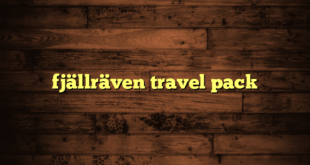 fjällräven travel pack