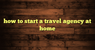 how to start a travel agency at home