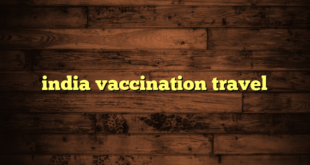 india vaccination travel