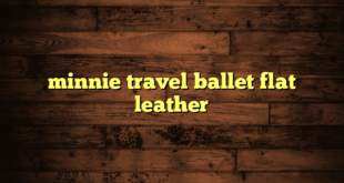 minnie travel ballet flat leather