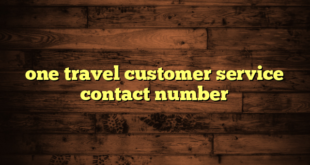 one travel customer service contact number