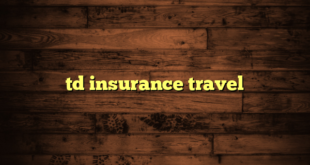 td insurance travel