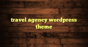 travel agency wordpress theme