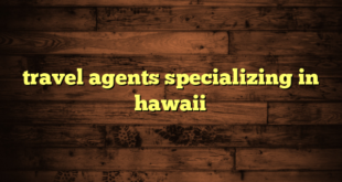 travel agents specializing in hawaii