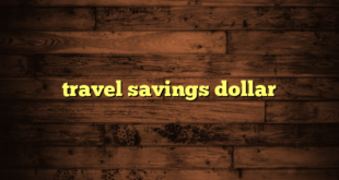 travel savings dollar