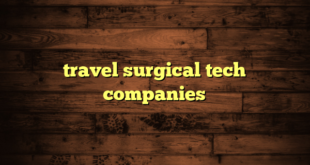 travel surgical tech companies