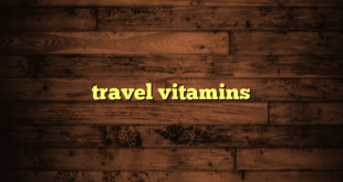 travel vitamins