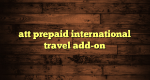 att prepaid international travel add-on