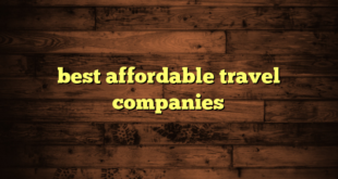 best affordable travel companies