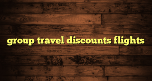 group travel discounts flights