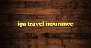 iga travel insurance