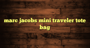 marc jacobs mini traveler tote bag