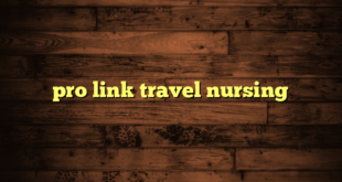 pro link travel nursing