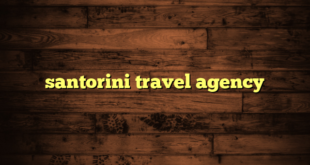 santorini travel agency