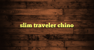 slim traveler chino