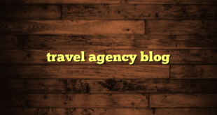 travel agency blog