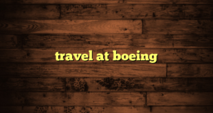 travel at boeing