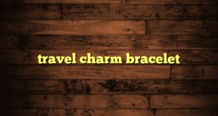 travel charm bracelet