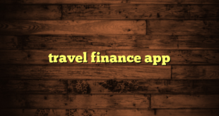 travel finance app