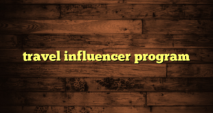 travel influencer program