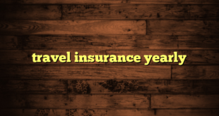 travel insurance yearly