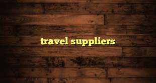 travel suppliers