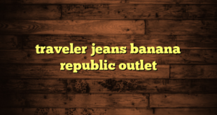 traveler jeans banana republic outlet