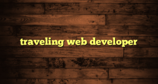 traveling web developer