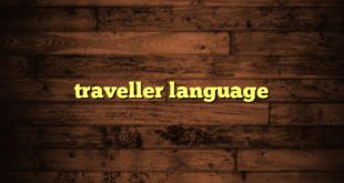 traveller language