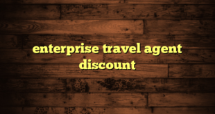 enterprise travel agent discount