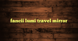 fancii lumi travel mirror