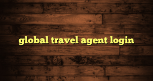 global travel agent login