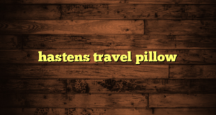 hastens travel pillow