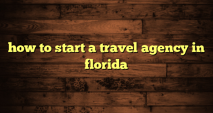 how to start a travel agency in florida