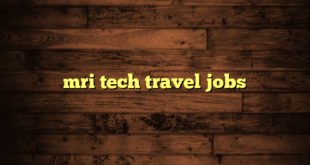 mri tech travel jobs