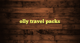 olly travel packs