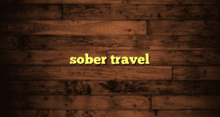 sober travel