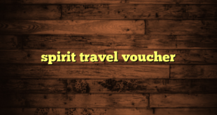 spirit travel voucher