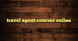 travel agent courses online