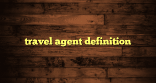 travel agent definition