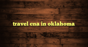 travel cna in oklahoma