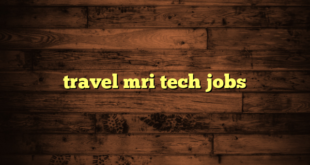 travel mri tech jobs