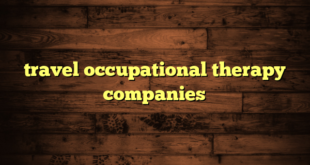 travel occupational therapy companies