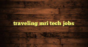 traveling mri tech jobs